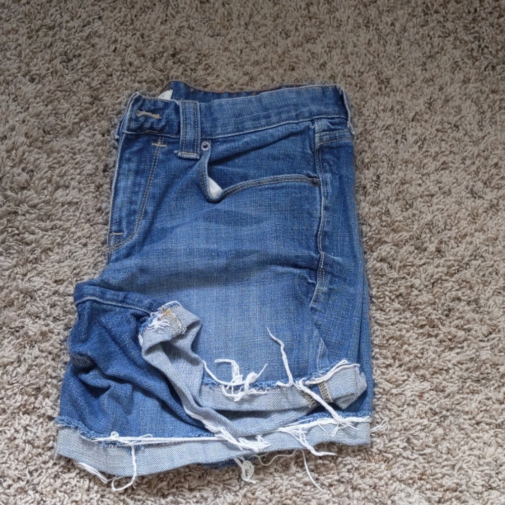J crew stretch Jean shorts size 4